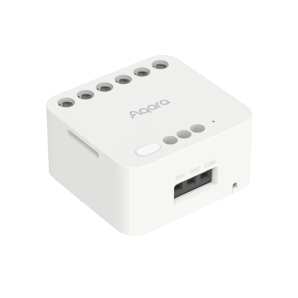 Реле двухканальное с сухим контактом | Aqara Dual Relay Module T2