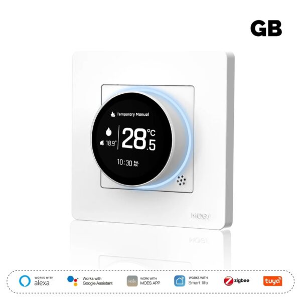 Термостат для теплого пола MOES ZHT-SR-GB-WH-MS