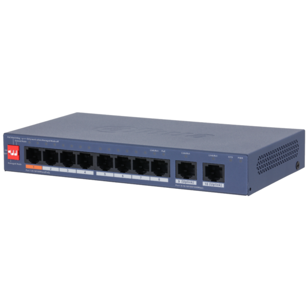 8-портовый управляемый PoE коммутатор DH-CS4010-8ET2GT-60